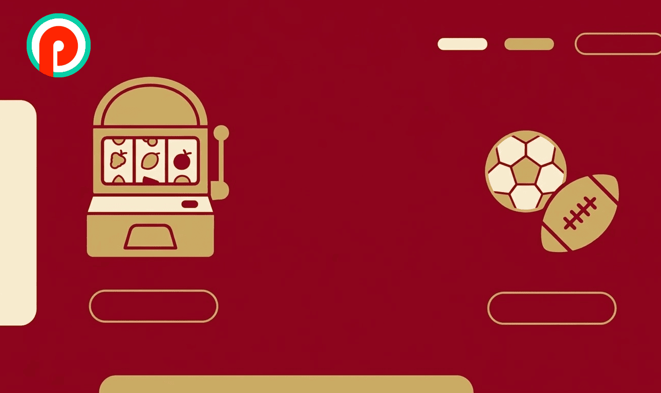 Pin Up Casino Banner Illustration